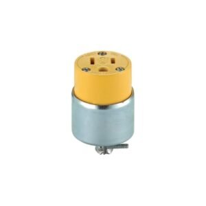 Tomacorriente aéreo plano 2x15A+T 125/250V NEMA 5-15R blindado