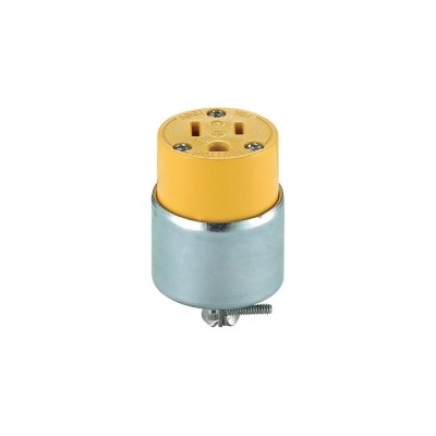 Tomacorriente aéreo plano 2x15A+T 125/250V NEMA 5-15R blindado