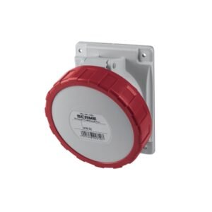 Tomacorriente p/empotrar inclinado 3x32A+T 440V IP67 3h Optima