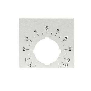 Placa escala 0-10 posiciones para potenciómetro