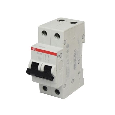 Interruptor termomagnético 2x6A 10/6kA 230/400V tipo C DIN