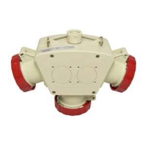 Adaptador múltiple OUT: 3 tomacorrientes 3x32A+T 415V IP67 6H