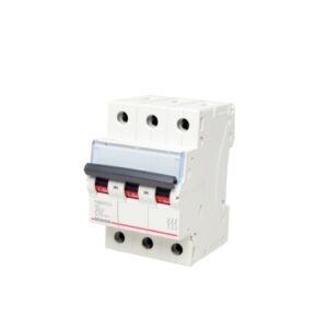 Interruptor termomagnético 3x10A 10/6kA 220/440V tipo C DIN BTDIN