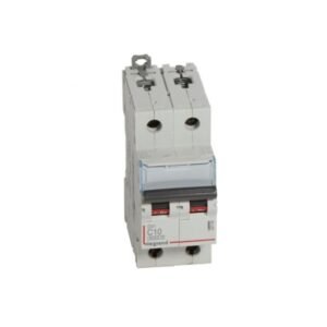 Interruptor termomagnético 2x10A 10kA 230/400V tipo C DIN