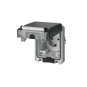 Tomacorriente p/empotrar Schuko 2x16A+T 250V IP66/67 Domoplus