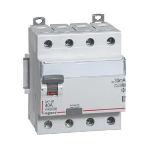 Interruptor diferencial 4x40A 30mA 230V 2 módulos DIN DX3-ID