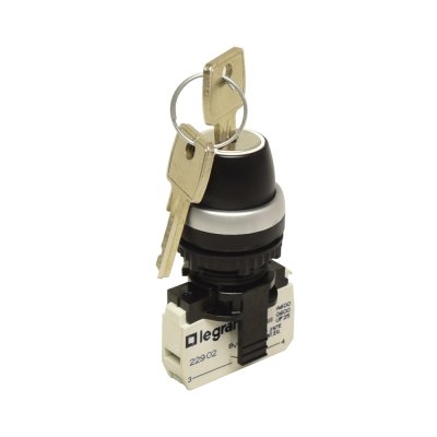 OMS/selector con llave de 2 posiciones fijas