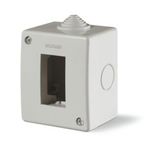 Caja para adosar 1 módulo s/tapa c/adaptador Unibox IP40