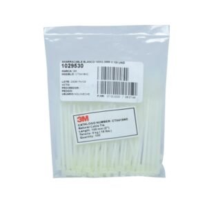 Amarracable blanco 100x2.5mm x100und