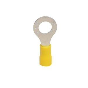 Terminal anillo aislado 10-12AWG 5/16¨ (8.4mm) amarillo x100und