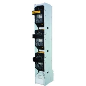 Seccionador portafusible tripolar vertical 630A 120KA NH-3 terminal 300mm