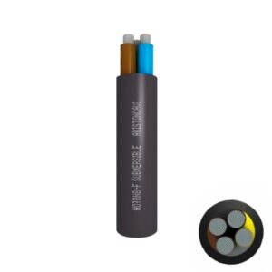 Cable H07RN8-F arrastre/sumergible 4G10mm2, 1kV, goma, clase 5, x metro lineal