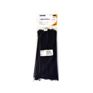 Amarracable negro 390x4.6mm x100und UV