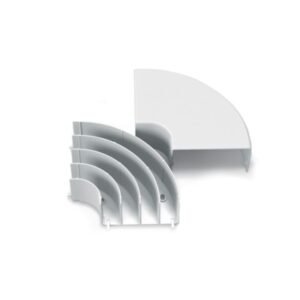 Ángulo plano 90°C para canaleta unicanal 100x50mm