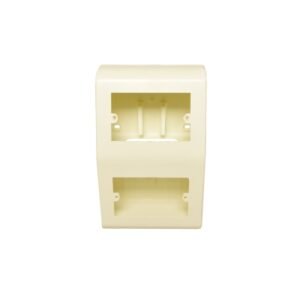 Caja doble de derivación universal para canaleta unicanal 100x50mm