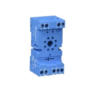Base redonda p/rele 8 pines 10A 250V mod.6012 tipo tornillo