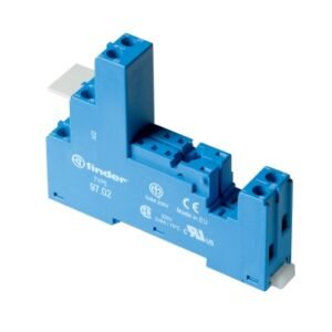 Base rectangular p/rele 8 pines 8A 250V mod.4652 tipo tornillo