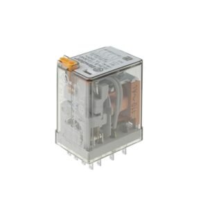 Relé 14 pines 110VAC 4NA/NC 7A 250V c/indicador mecánico