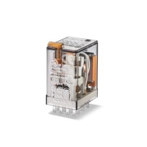 Relé 14 pines 110VDC 4NA/NC 7A 250V c/indicador mecánico