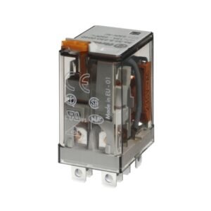 Relé 8 pines 230VAC 2NA/NC 12A 250V c/indicador mecánico