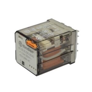 Relé 11 pines 230VAC 3NA/NC 16A 250V c/indicador mecánico
