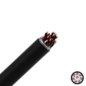 Cable instrumentación apantallado 8x3x18AWG 300V 90°C libre de halógeno, UL, x metro lineal