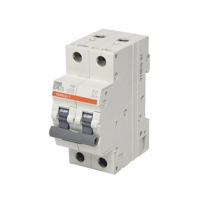Interruptor termomagnético 2x20A 6kA 240/415V tipo C DIN