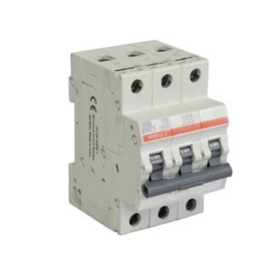 Interruptor termomagnético 3x63A 6kA 240/415V tipo C DIN