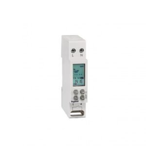 Interruptor horario digital diario/semanal 16A 220V 60Hz 1NA  1 módulo
