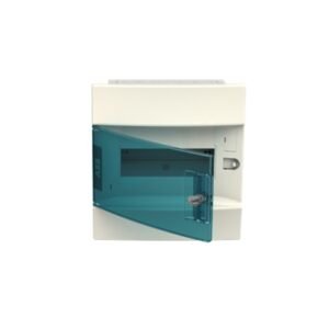 Tablero para empotrar de termoplástico 8 DIN 232x250x108mm con puerta
