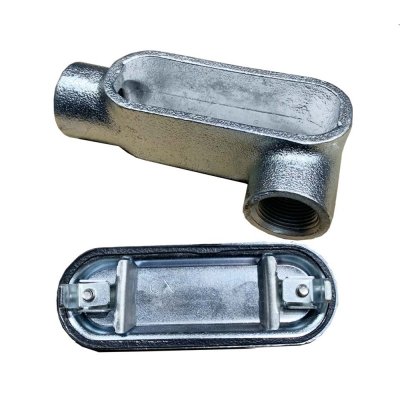 Caja Condulet hierro tipo LL 3¨, tapa+empaque, galvanizado en caliente, UL