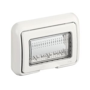 Cubierta Idrobox 3 módulos IP55 Matix blanco