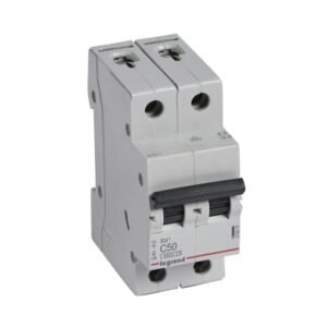 Interruptor termomagnético 2x50A 10/6kA 230/440V tipo C DIN RX3