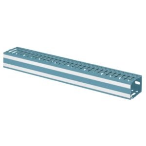 Canaleta ranurada de PVC 120x80mm LINA25 2mts