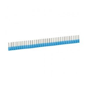 Terminal aislado sobremoldeado 20AWG (0.75mm2) azul x40und