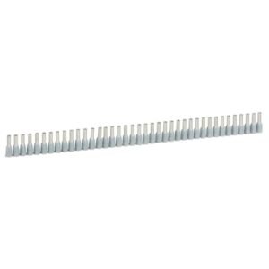 Terminal aislado sobremoldeado 14AWG (2.5mm2) gris x40und