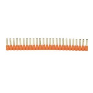 Terminal aislado sobremoldeado 12AWG (4mm2) anaranjado x25und