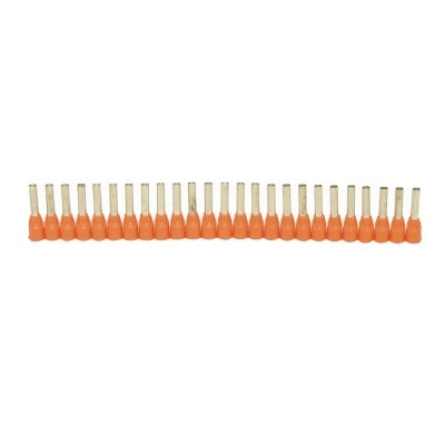 Terminal aislado sobremoldeado 12AWG (4mm2) anaranjado x25und