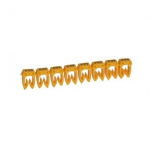 Marcador letra: E para cable 0.5-1.5mm2 x30und