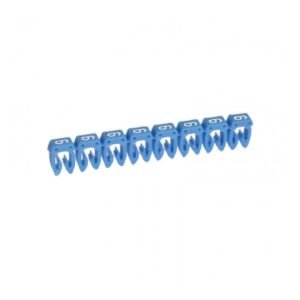Marcador número: 6 para cable 1.5-2.5mm2 azul x30und