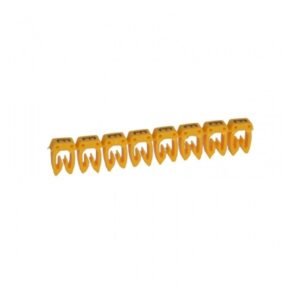 Marcador letra: E para cable 1.5-2.5mm2 x30und