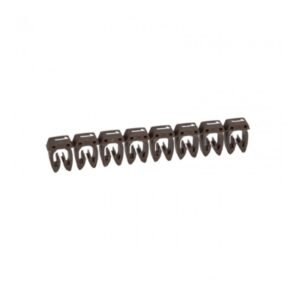Marcador número: 1 para cable 4-6mm2 café x20und