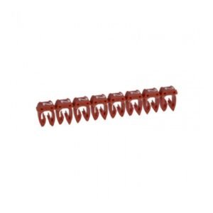Marcador número: 2 para cable 4-6mm2 rojo x20und