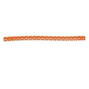 Marcador número: 3 para cable 4-6mm2 anaranjado x30und