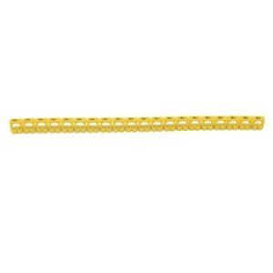 Marcador número: 4 para cable 4-6mm2 amarillo x20und