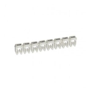 Marcador número: 9 para cable 4-6mm2 blanco x20und