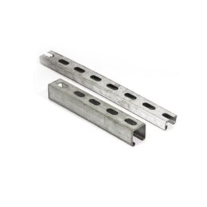 Canal Strut ranurado 1 5/8"x1 5/8" x3mts, espesor 2.5mm, electrogalvanizado