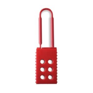 Enclavamiento múltiple rojo L=157mm para 6 candados