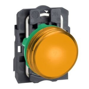 Piloto amarillo 230/240VAC 22mm plástico