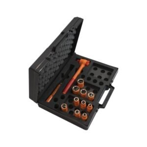 Kit de dados 1/2 con carraca+prolongador